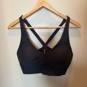 Under Armour Black Crossback Sports Bra